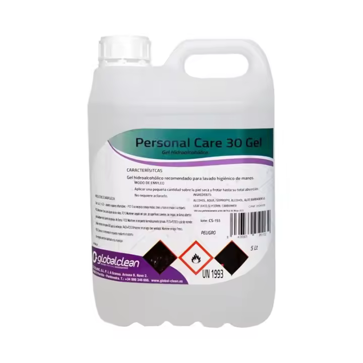 GARRAFA 5 LITROS GEL HIDROALCOHOLICO PARA MANOS - 1