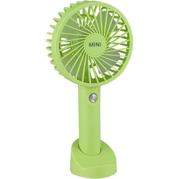an, Mini ventilador portátil de mano con batería de 2500 mah, ventilador de mesa de escritorio personal de 3 velocidades de viento con base para el hogar, oficina, tienda de maquillaje al aire libre, Trav - 1