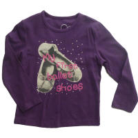 Camisetas Niña Manga Larga Losan , Gris  Morado ,  2 años 3 años  92  98 , Algodón - details 1