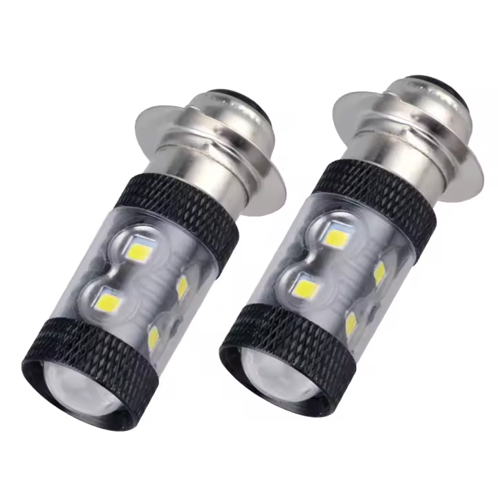 Faros LED Super Brillantes Para Motocicleta H6/P15D Para Yamaha YFZ450R Rhino 700 Raptor YFM660 TRX 6000K Blanco SMD 1200LM - 1
