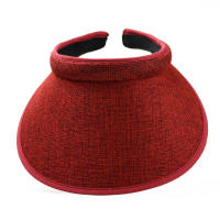 Sombrero De Verano Moda Para Mujer Ajustable Con Visera Protección Solar Para Playa Y Exterior Estilo Casual Color Sólido - details 16
