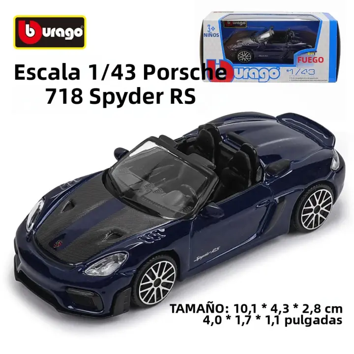 Modelo De Coche De Lujo Bburago 1:43 Porsche 911 GT3 Lamborghini 800-4 Toyota Colección De Ornamentos De Juguete De Casting Metálico Sin Batería Para Adultos Y Niños - 1