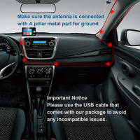 Adaptador De Antena DAB Radio 2.8 Pulgadas Pantalla Digital Transmisor FM BT SD TF MP3 Para Carro Adaptador De Señal De Grabación In-Dash - details 7