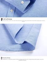 Camisa De Manga Larga Para Hombre Estilo Casual Cómoda Y Suave De Oxford Tejido Sin Planchar Necesario Adaptable Para Todas Las Estaciones - details 18