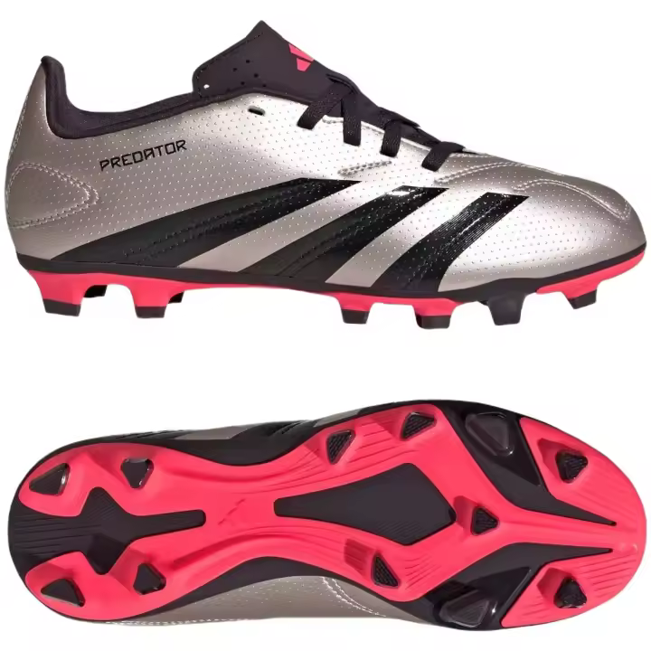 Botas de Futbol Adidas Predator Club Fxg para niños unisex en color dorado - 1