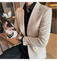 Chaqueta De Traje Para Hombre Estilo Elegante Monabroca Calidad Superior Casual Formal Color Sólido Ajustada 2024 - details 7