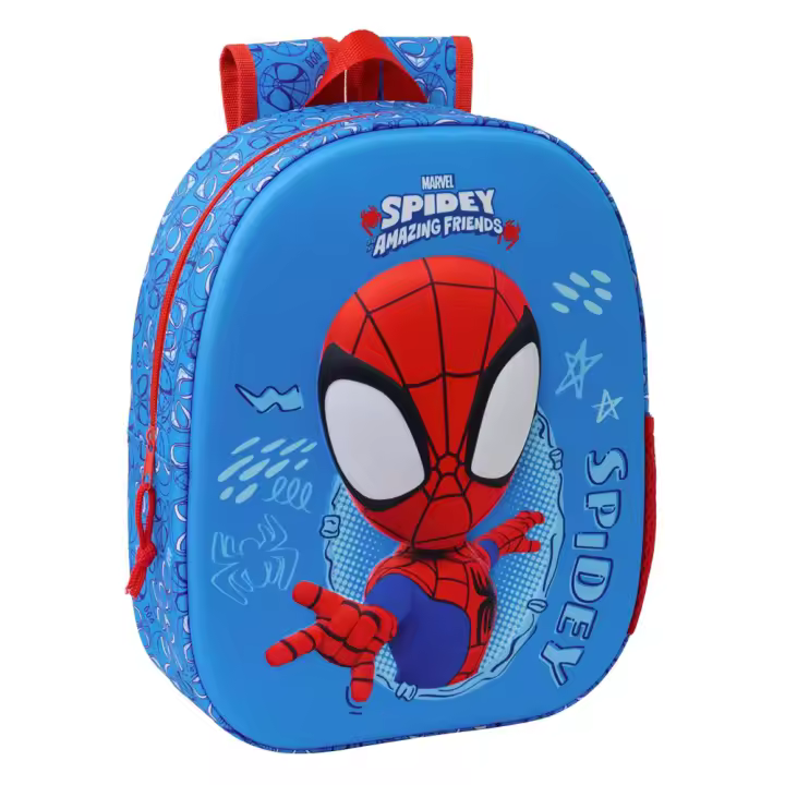 Mochila Guarderia 3D Spidey 27x33x10 Cm (Safta 622553890) - 1
