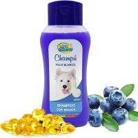 STARLEY-BPS Champú Intensificador Especial para Pelo Blanco, para Todo Tipo de Pelo, Shampoo para Perro, Cachorro, Mascotas Perros Animales Domésticos 250 ML - details 0