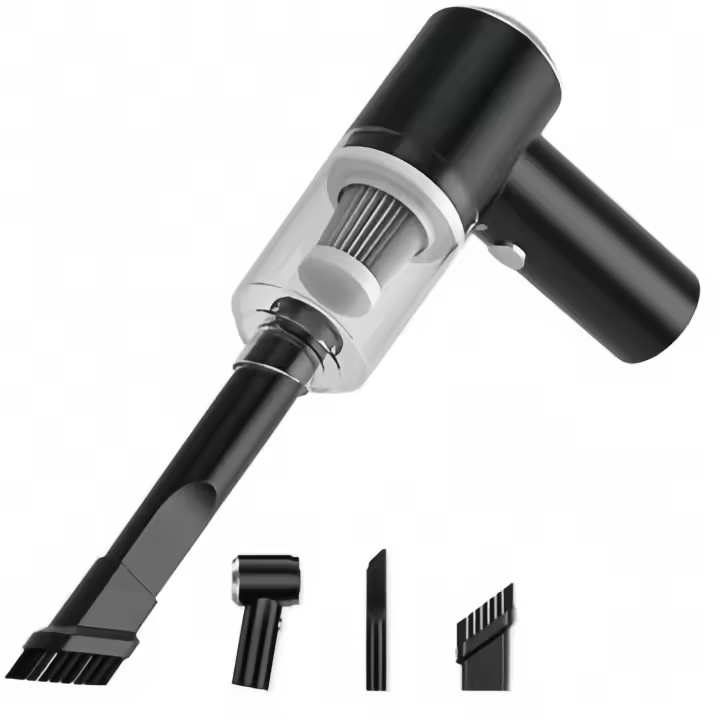 Aspiradora de mano portatil,mini aspiradora de mano ideal para coche Mini Aspirador Coche Potente, Aspiradora sin Cable Carga USB 6000 Pa 120W, Vacuum Cleaner de Coche Inalámbrico Potente - 1