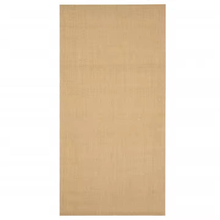 vidaXL Alfombra de sisal natural 100x200 cm Alfombras de área  Alfombra de Piso para Sala de Estar Dormitorio Habitación Salón - 1