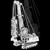 Puzzle 3D De Metal Para Niños Kit De Modelos De Taladro Mecánico DIY Juguete De Rompecabezas Cortado Por Láser - details 1