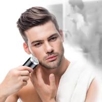 Afeitadora Eléctrica Pequeña Impermeable Recargable USB Para Barba Y Pelo Facial Uso Seco Y Húmedo Afeitadora De Mustachos - details 1