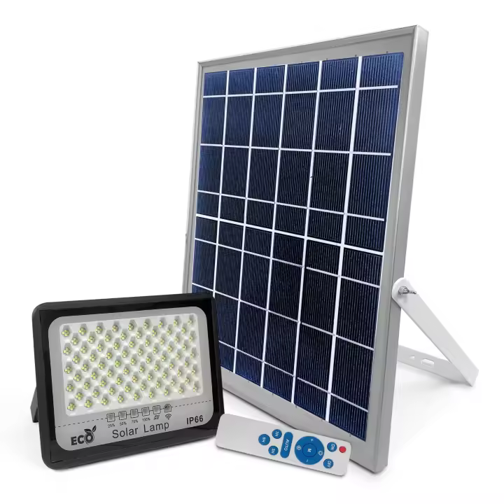 TIENDA EURASIA – Kit Solar | 1 Placa Solar + 1 Foco LED | Equipo Impermeable Nivel IP66 | Cable Carga 5M | Temperatura Color 6000K-6500K | Tension Maxima 500V (Placa Solar 10W LED 3W) - 1