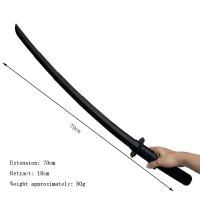 2 Pcs Espada Samurai Telescópica Juguete De Gravedad 3D Espada Retráctil Modelo De Katana Creativo Descompresión Juguete Tricky - details 0