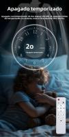 Ventilador De Techo LED 2 En 1 Con Control Remoto Base E27 Convertible Función Timer Dimmable Para Sala De Estar Dormitorio - details 7