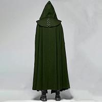 Mens Renacimiento Ropa de Los Hombres S Cardigan Con Capucha Capa Larga Casual Retro Gótico Cosplay Partido Etapa Outfit Tops - details 1