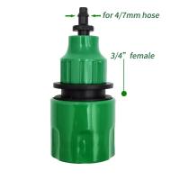 Conector Rápido De Tubo De Agua 5pcs Para Sistemas De Riego Por Aspersión Y Jardín Material Plástico PVC Piezas De Equipo De Riego - details 3