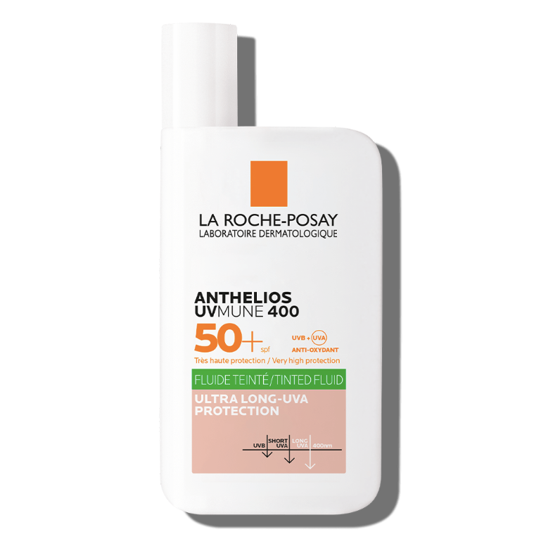 LA ROCHE POSAY - ANTHELIOS UVMUNE 400 FLUIDO INVISIBLE SPF50+ CON COLOR