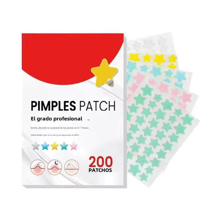 200pcs Parches De Reparación Para Acné Facial Cuidado De La Piel Elimina Manchas De Espinillas Y Acné Parches Para Cubrir Y Reparar - 1