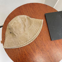 Gorro De Pescador De Leno Estilo Coreano Color Sólido Retro Lavado Sombrero De Vaquero Para Hombres Y Mujeres Con Pico Ancho Protección Solar Casual - details 10