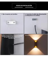 Lámpara De Pared 10W COB Impermeable IP65 Luz Exterior Moderna Para Decoración De Habitaciones Aisles Y Jardines Iluminación Dual - details 8