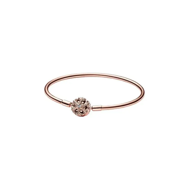 Pulsera Pandora Moments Rose Copo de Nieve 582338C01 - 1