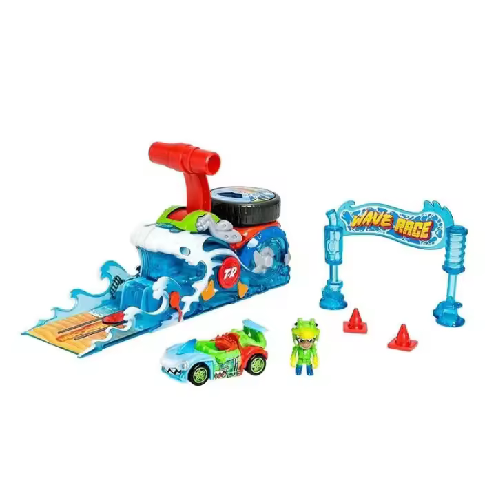 T-Racers Desafío Wave Race con Piloto Exclusivo y Lanzador Magic Box - 1