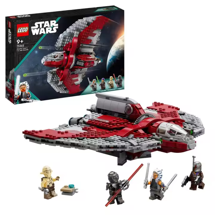 LEGO 75362 Star Wars Lanzadera Jedi T-6 de Ahsoka Tano (601 piezas) - 1
