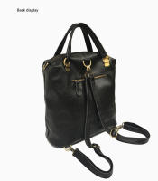 Mochila De Piel Auténtica Zency Para Mujer Vintage Antirrobo Gran Tamaño Bolsa De Viaje Diseñadora Mochila Escolar Exterior Cruzada De Hombro - details 5