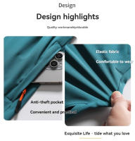 Nuevos Shorts De Verano Para Hombres De Alta Calidad 3/4 Cortos Delgados Cómodos Transpirables Absorbentes De Sudor Rápidos Para Deportes Y Fitness - details 7