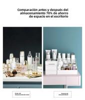 Caja De Maquillaje Con Cajones De Almacenamiento Para Escritorio De Vestíbulo Organizador De Cosméticos Y Labiales Para Dormitorio - details 0