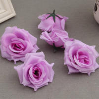 50 Pcs Cabezas De Rosas Artificiales De Seda Para DIY Arreglo De Flores Decoración De Boda Y Hogar Suministros De Manualidades - details 6