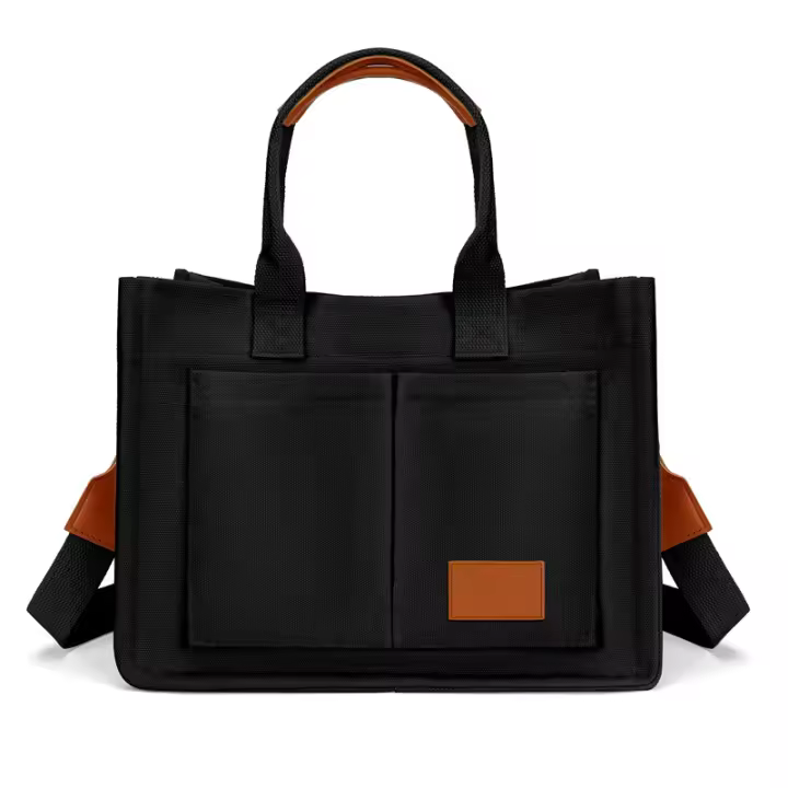Bolso de lona con ASA-Bolso de gran capacidad, Bolso de hombre con múltiples bolsos - 1