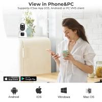 Cámara PTZ PEGATAH 1080P WiFi Monitoreo De Bebé Inalámbrico Con Rastreo Automático Y Detección De Humanos Para Seguridad Doméstica Vigilancia Interior - details 8