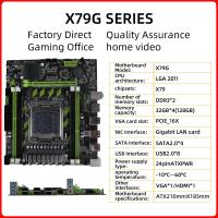 Placa Base Super X79G V1.51 LGA 2011 Para CPU Intel Xeon 2620V2 RAM DDR3 16GB Soporte Para Desktop Kit De Placa Base - details 0