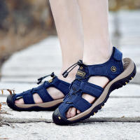Sandalias De Verano Para Hombre En Cuero Genuino Zapatos Casuales Para Exterior Sandalias De Cuero Para Playa Zapatos Romanos Talla Grande 38-48 - details 18