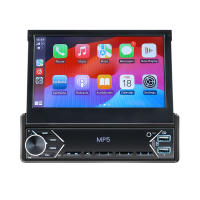 Reproductor Multimedia Carplay 1 Din 7'' Bluetooth Radio Retráctil Android Auto MP5 HD Stereo USB AUX CAM Para Coche Universal - details 3