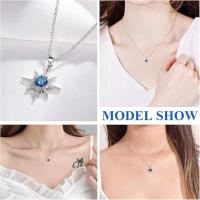 Collares Cósmico Estrella Y Luna Para Mujer Niña, S925 Plata Collar Star Moon Cosmic, Collar De Estrella Especial En El Universo - details 4