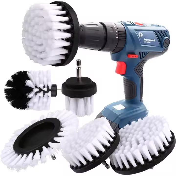 Cepillo de Limpieza de Taladro Eléctrico 5 Piezas - 1