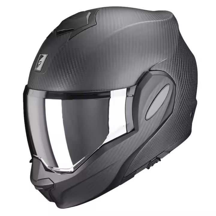 Scorpion Casco Modular Exo-tech Evo Carbon Solid - 1