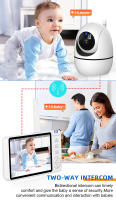 Monitor De Video Para Bebé Con Cámara PTZ Zoom Babyphone Protección De Seguridad CCTV Sensor De Temperatura Lullaby - details 8