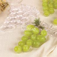 Pro Navidad® Juego 1/6/12 Bandejas Platos para las 12 uvas de la suerte Transparentes  Platitos de alta calidad para las uvas del fin de año Transparentes Reutilizables de alta calidad único navidad - Pro Navidad® Por unas fiestas más que especiales - details 1