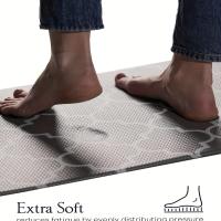 Alfombras De Cocina Antideslizantes Y Impermeables Con Almohadillado Ergonómico Para Reducción De Fatiga PVC - details 8