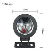 Lámpara Submersible LED RGB 10W Con Control Remoto IP65 Impermeable Para Piscina Acuario Estanque Fuente De Escorrentía Festivales - details 1