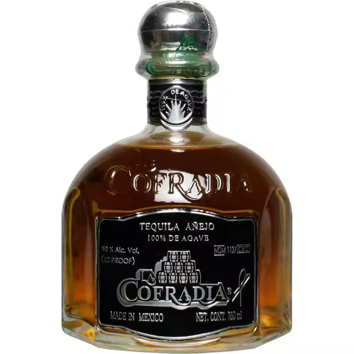TEQUILA PREMIUM LA COFRADIA AÑEJO  100% AGAVE 70CL 38% - 1