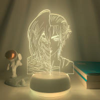 Lámpara De Noche LED Anime 3D Gamer De Dos Tonos Con Control Remoto Decorativa Para Habitación Y Hogar Figuras Con 7/16 Colores - details 11