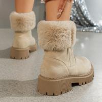 SP Botas de gran tamaño para Mujer, Zapatos de terciopelo de nuevo modelo para Mujer para Invierno, BOTAS Martin Cálidos, - details 4