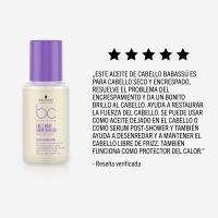 Schwarzkopf Professional Bonacure Frizz Away Smoothing Oil 50 Ml. / Aceite suavizante anti-encrespamiento para cabello grueso, rebelde y con frizz. - details 5