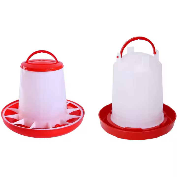 Comedero y Bebedero para Bebés, Kit de Bebedero para Aves de Corral Hasta 12 Pollitos - 1