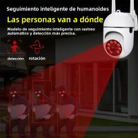 Cámara De Seguridad 5G Wifi 5MP CCTV PTZ IP Con Rastreo Inteligente Y Visión Nocturna De 4X Zoom Color Completo Exterior Impermeable - details 6